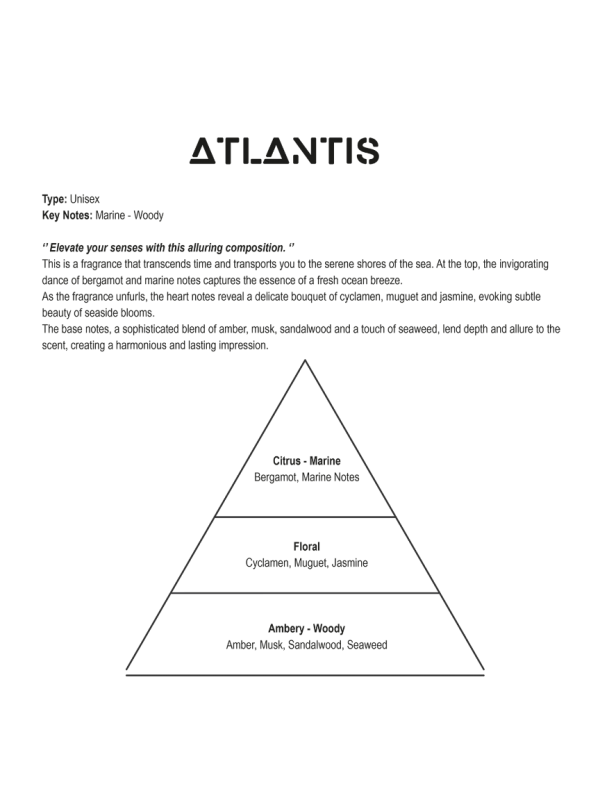 Atlantis Exclusive Extrait De Parfum Unisex 100 ml Atlantis Exclusive Extrait De Parfum Unisex 100 ml