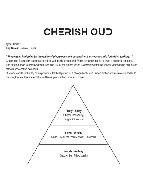 Cherish Oud Exclusive Extrait De Parfum Unisex 100 ml