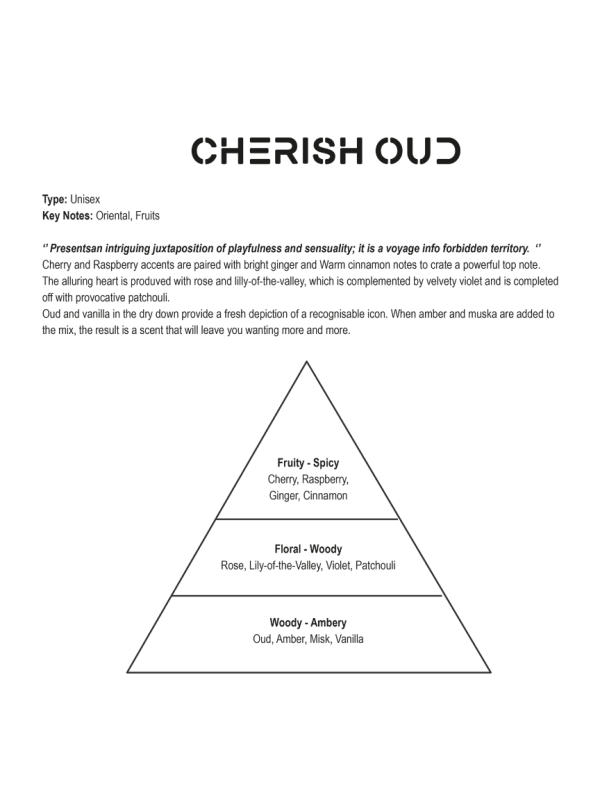 Cherish Oud Exclusive Extrait De Parfum Unisex 100 ml