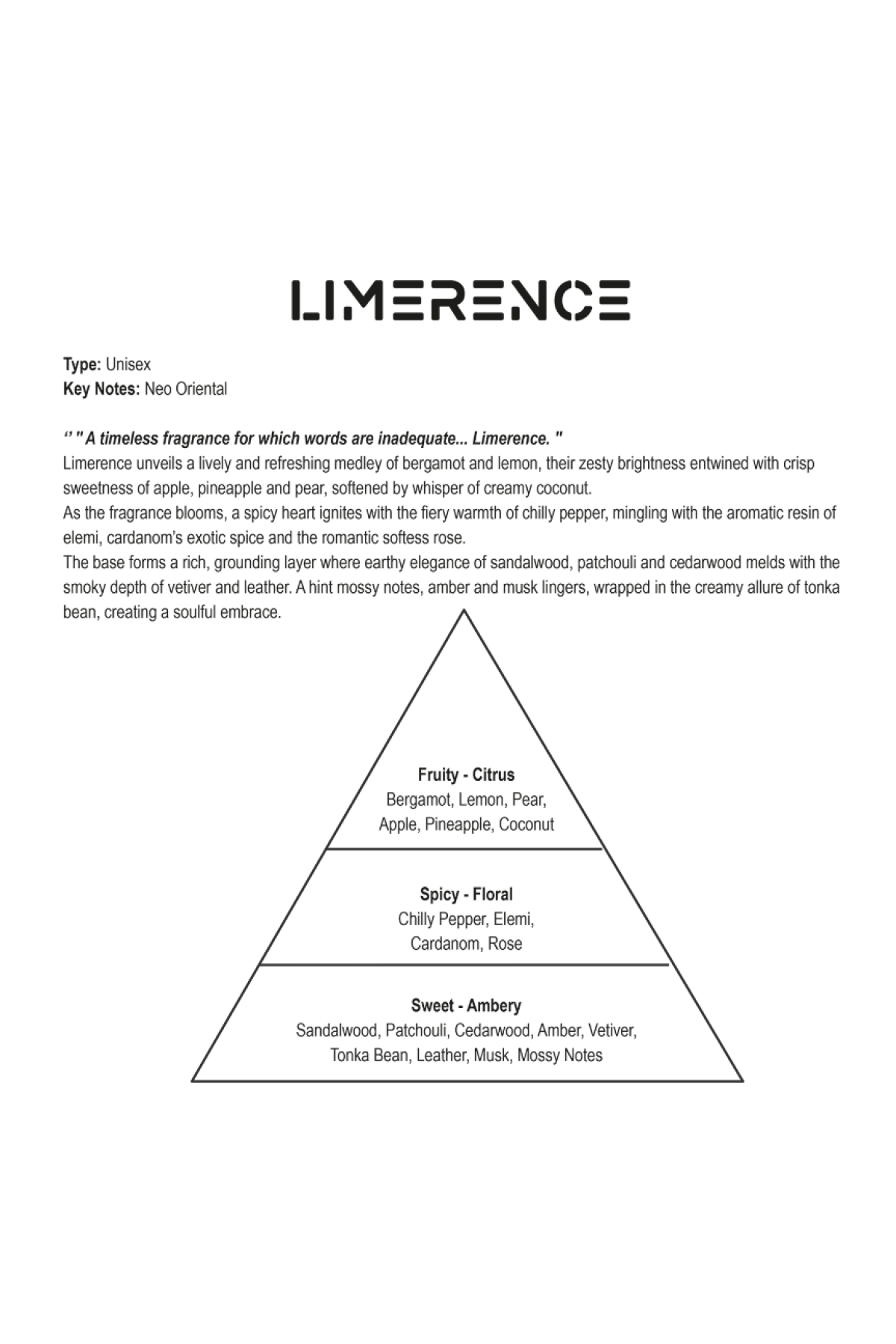 Limerence Exclusive Extrait De Parfum Unisex 100 ml Limerence Exclusive Extrait De Parfum Unisex 100 ml