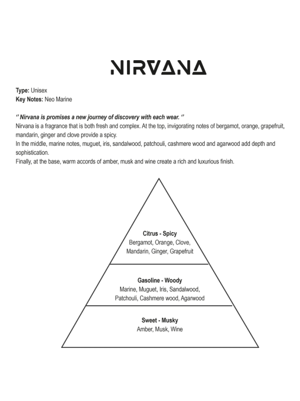 Nirvana Exclusive Extrait De Parfum Unisex 100 ml