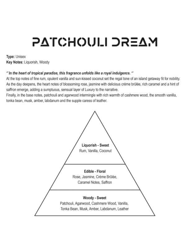 Patchouli Dream Exclusive Extrait De Parfum Unisex 100 ml