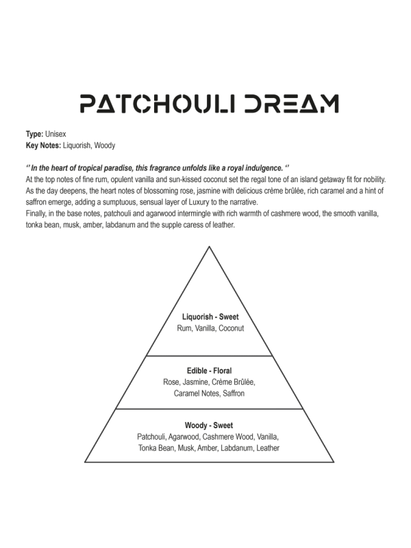 Patchouli Dream Exclusive Extrait De Parfum Unisex 100 ml