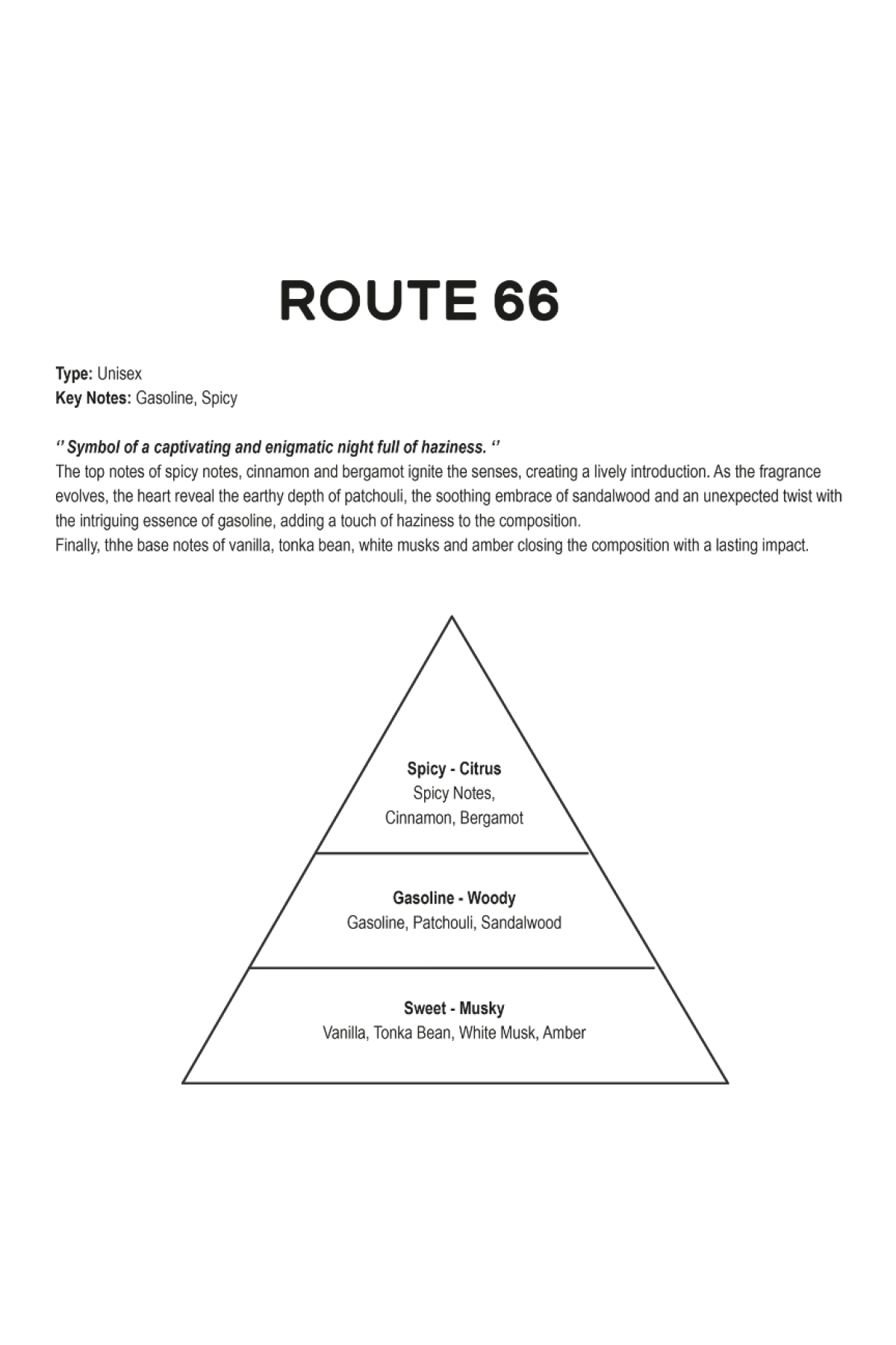 Route 66 Exclusive Extrait De Parfum Unisex 100 ml Route 66 Exclusive Extrait De Parfum Unisex 100 ml